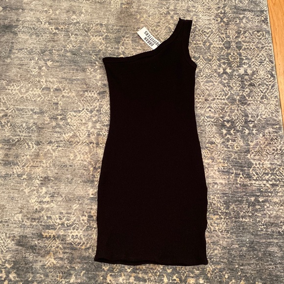 Urban Outfitters Dresses & Skirts - [Urban Outfitters] Jordan One Shoulder Ribbed Mini Dress